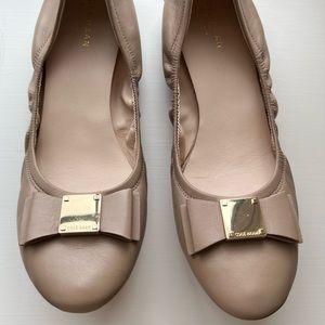 Size 8 Cole Haan Tali Bow Ballet Flats